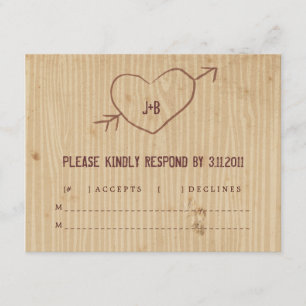 Woodgrain con tarjeta de respuesta cardiaca