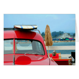 Woodie en la playa