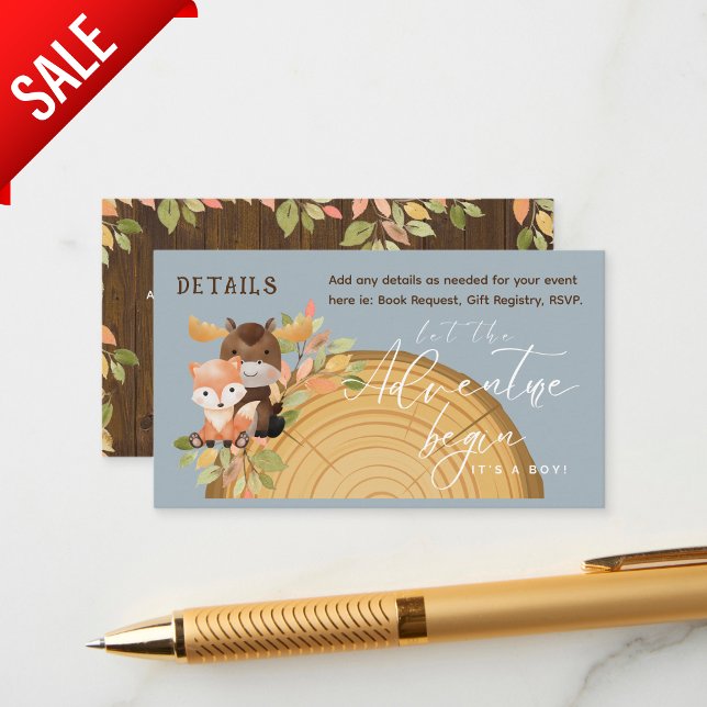 WOODLAND ANIMALS Detalles Regalos de Tarjetas de L (Subido por el creador)