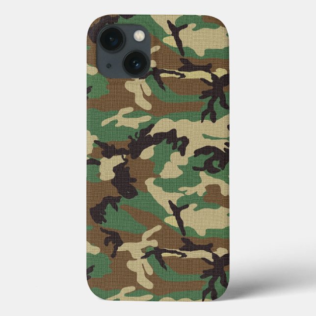 Woodland Army Camo iPhone 6 Tough Xtreme Funda (Reverso)