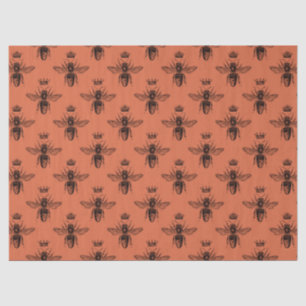 Woodland Bee Series Design 1 Papel Tejido