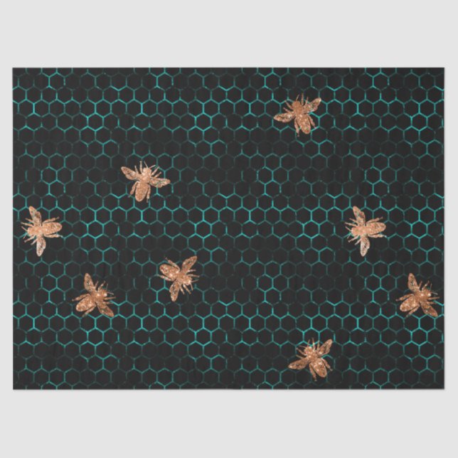 Woodland Bee Series Design 2 Papel de tono (Anverso)