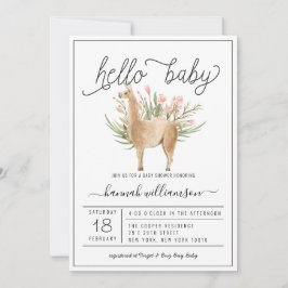 Woodland de primavera | Invitación de Baby Shower