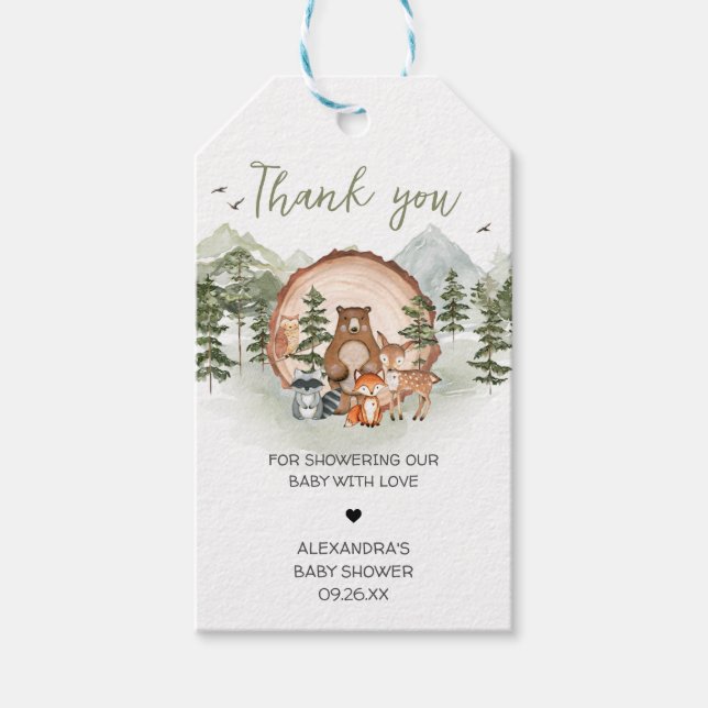 Woodland deja que la aventura empiece las etiqueta (Anverso)