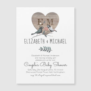 Woodland Forest Animals Parejas BABY SHOWER