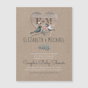 Woodland Forest Animals Parejas BABY SHOWER