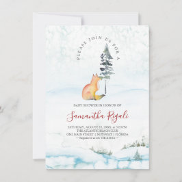 Woodland Fox y Greenery Baby Shower