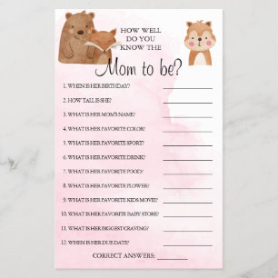 Woodland ¿Qué tan bien sabes que mamá es una carta