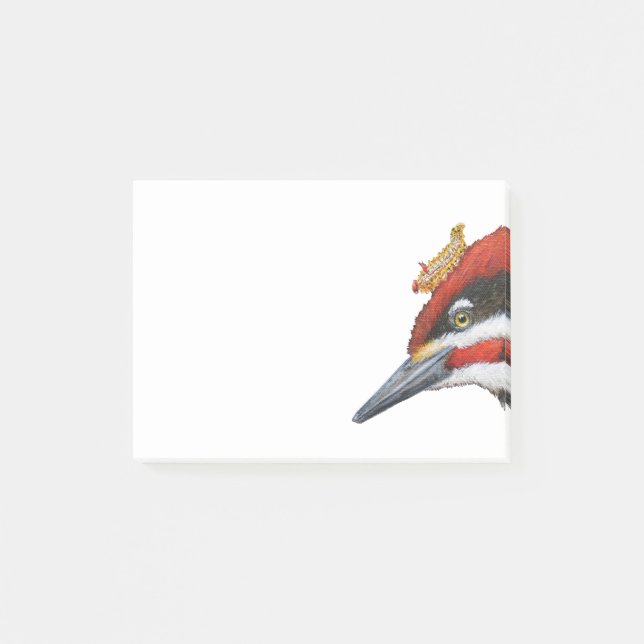 Woodrow las notas de post-it pileated de la (Anverso)