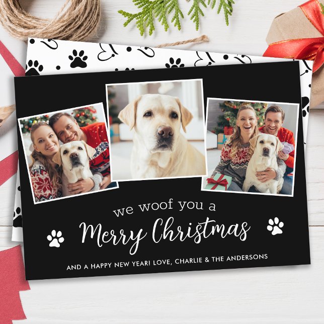 Woof Merry Personalizado de Navidad Perro Perro 3  (Subido por el creador)