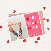 Woof You Be Mine | Postales de San Valentín