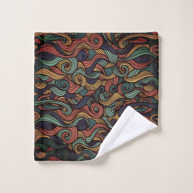 Wool Topped paisley (Toallita)