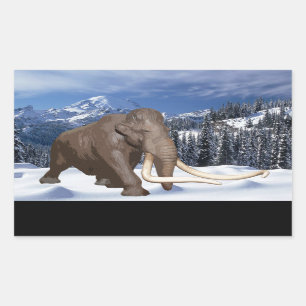 Wooly Mammoth Pegatina