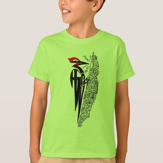 Woopecker cherokee (Dalala) - la camiseta del niño (Anverso)