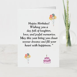 Words of congratulations for the happy birthday o