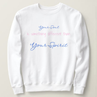 Words of Wisdom Dames basic sweater