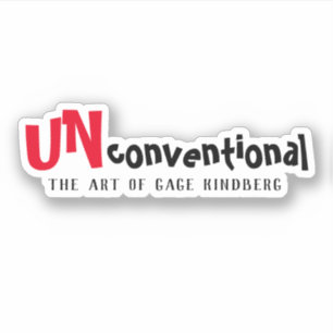 Wordy UNconvencional Pegatina