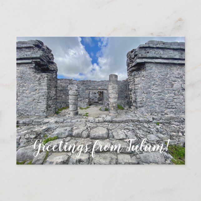 World2Celebrate: ¡Saludos desde Tulum! Postal (Anverso)