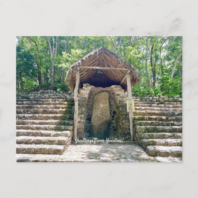 World2Celebrate: ¡Saludos desde Yucatán! Postal (Anverso)