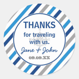 World Awath Baby Shower Gracias Pegatina