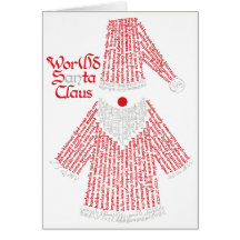 World Santa Claus Card