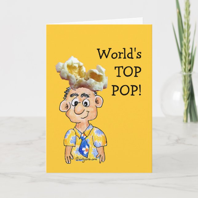 World Top Pop - Tarjeta del Día del Padre (Anverso)