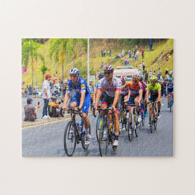 World Tour Ciclismo Race Jigsaw Puzzle (Horizontal)