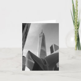 World Trade Center con tarjeta de felicitación dob