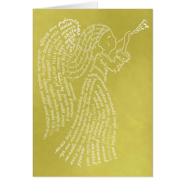 World Word Angel Card (Frente)