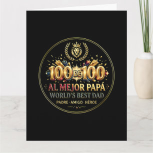 World's Best Dad / Tarjeta de Felicitación