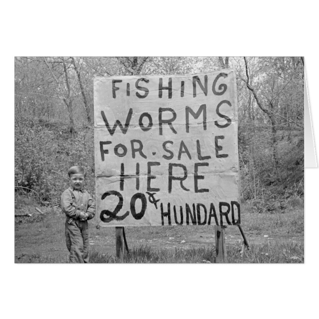 Worms For Sale, 1935 (Anverso (Horizontal))