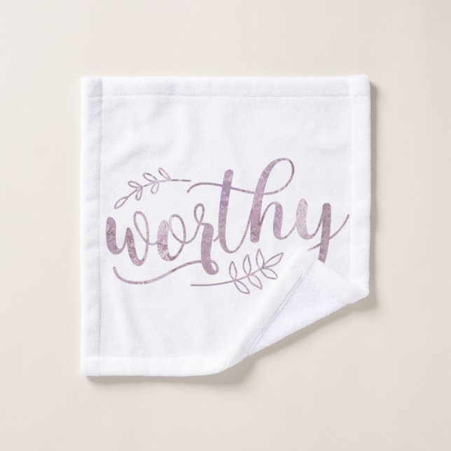 Worthy Boho Calligraphy (Toallita)