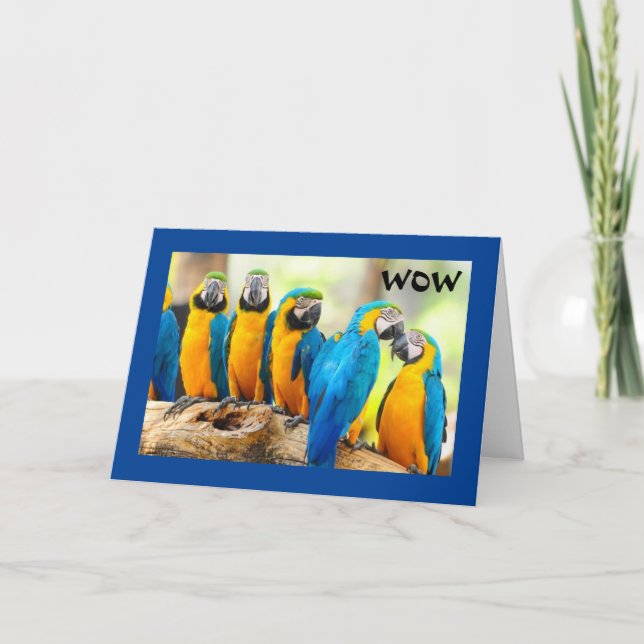 ¡WOW—"21"-CÓMO GUAY ES ESO! TARJETA (Anverso)