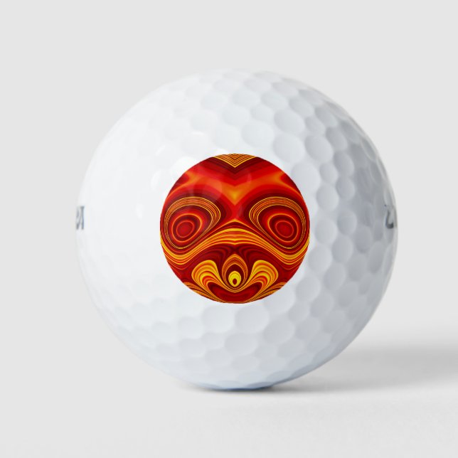 WOW! Diseño brillante de bolas de golf - ÚNICO (Anverso)
