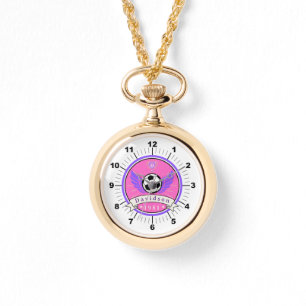 WOW! Reloj de collar de fútbol ⚽ - Nombre personal