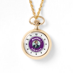 ¡WOW! ✨ Reloj de Collar de Oro Regalo Personalizad
