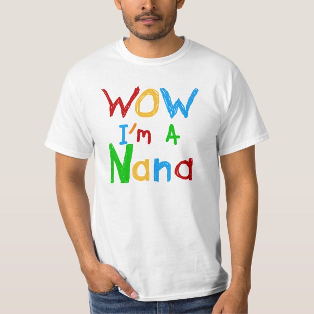 Wow soy camisetas y regalos de una Nana (Anverso)