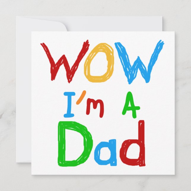 WOW, soy papa de camisetas y GIfts (Anverso)