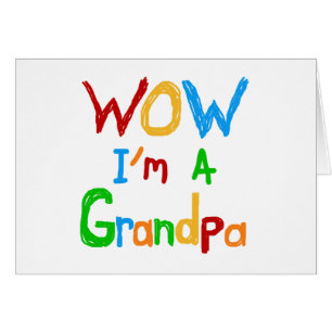 WOW, soy una camiseta y regalo del abuelo