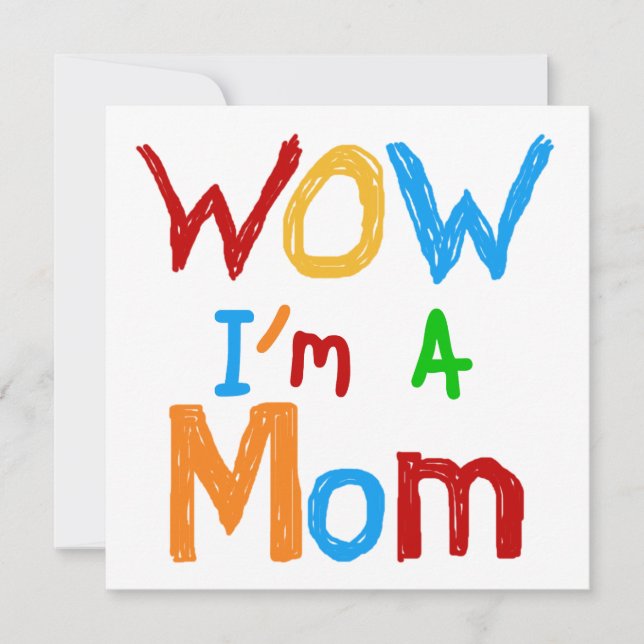 WOW, soy una madre camiseta y GIfts (Anverso)