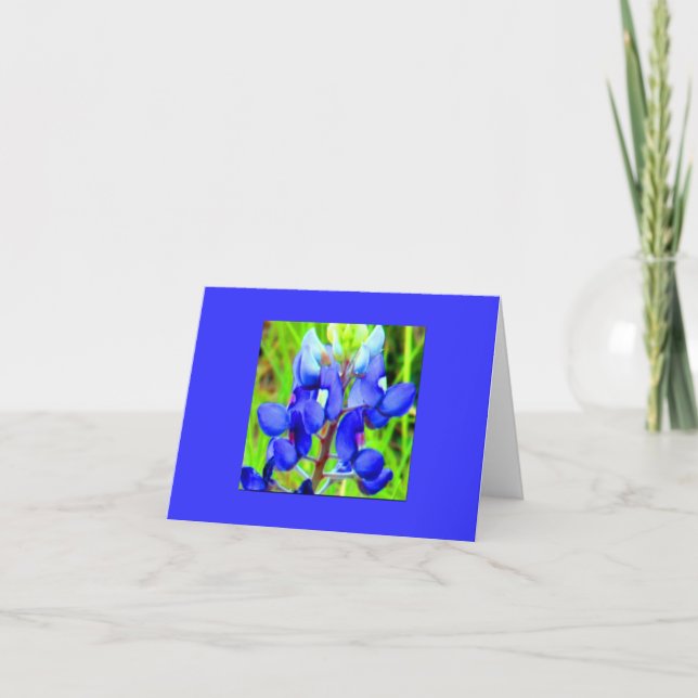 WOW Tarjeta de nota Bluebonnet (Anverso)
