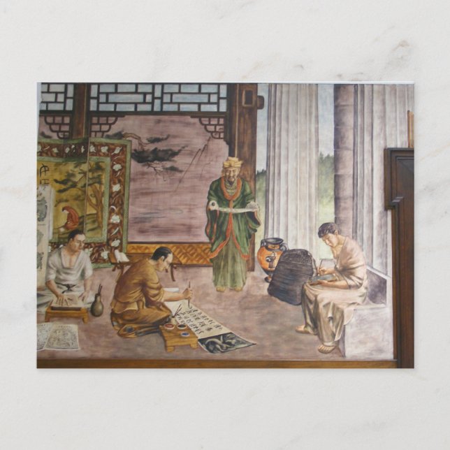 WPA Murals 3 ~ postal (Anverso)