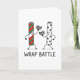 Wrap Battle - Tarjeta divertida de Navidad
