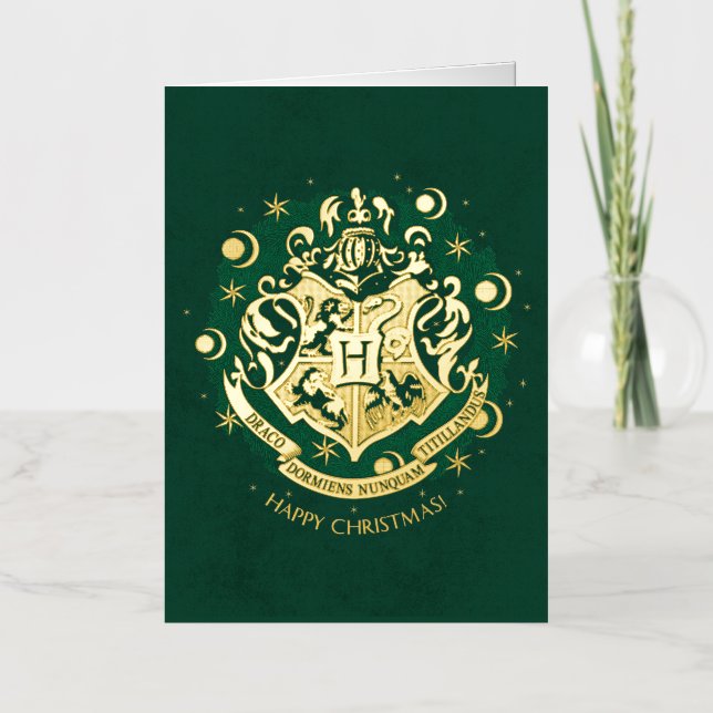Wreath de vacaciones Escudo Green HOGWARTS™ (Anverso)