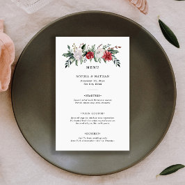 Wreath navidades | Menú Boda de vacaciones florale