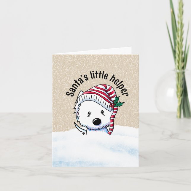 Wreath Wrangler Navidad tarjeta de vacaciones (Anverso)