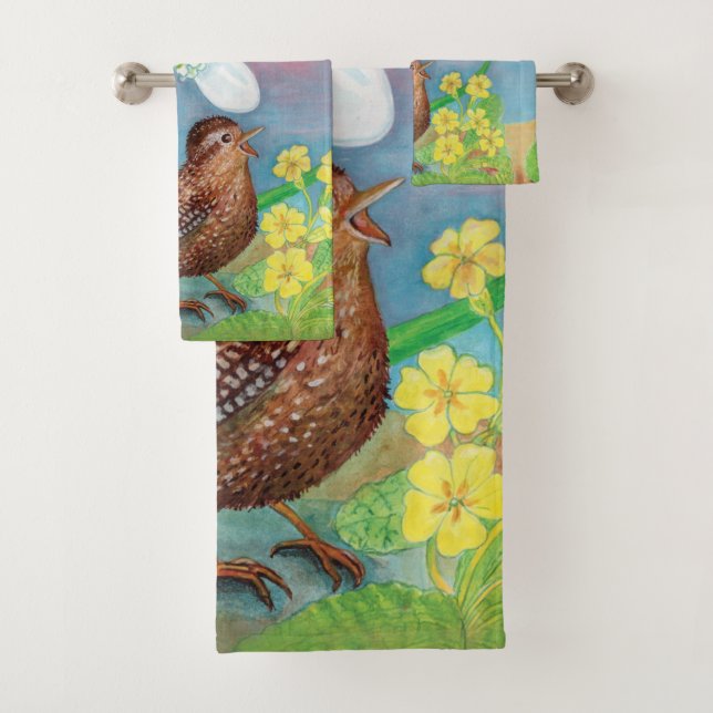 Wren Bird & Snowdrop & Spring (In situ)