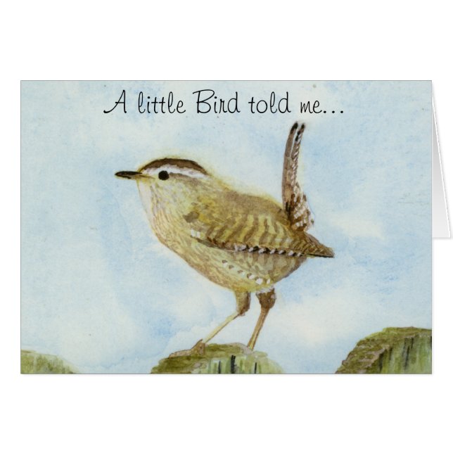 Wren Felicitaciones (Anverso (Horizontal))