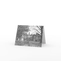 Wren que construye la tarjeta de nota en blanco