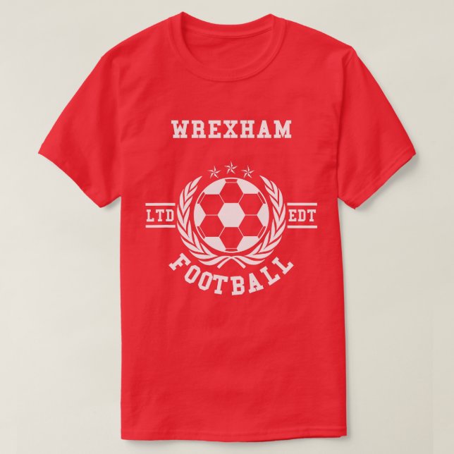 Wrexham Soccer Jersey Shirt TShirt (Diseño del anverso)